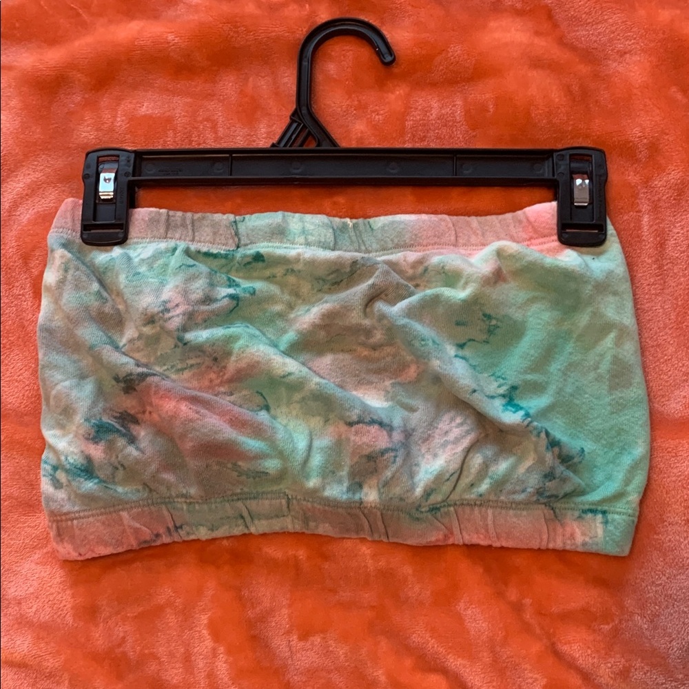 Wild Fable Mint and Peach Tube Top